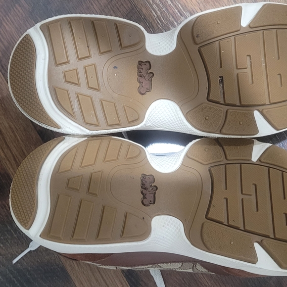 Coach Brown and Tan Sneakers - Picture 2 of 6